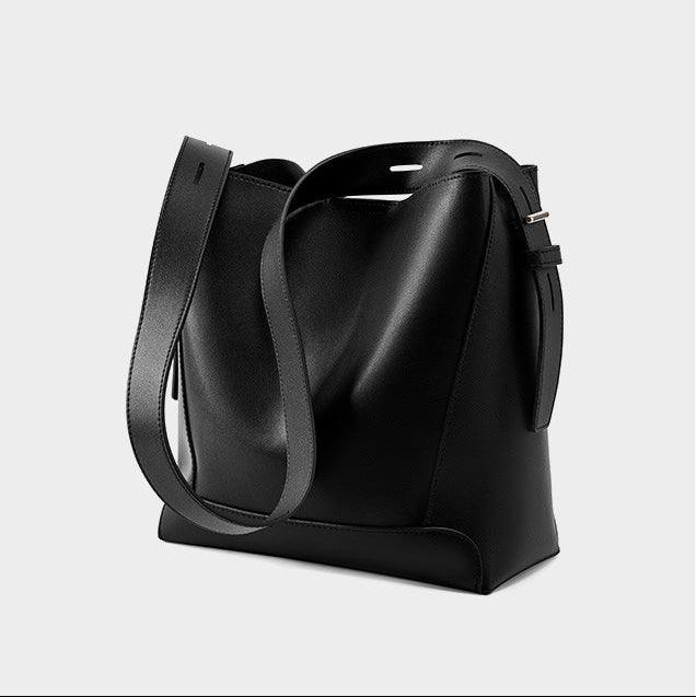 Marlow Genuine Leather Bucket Bag