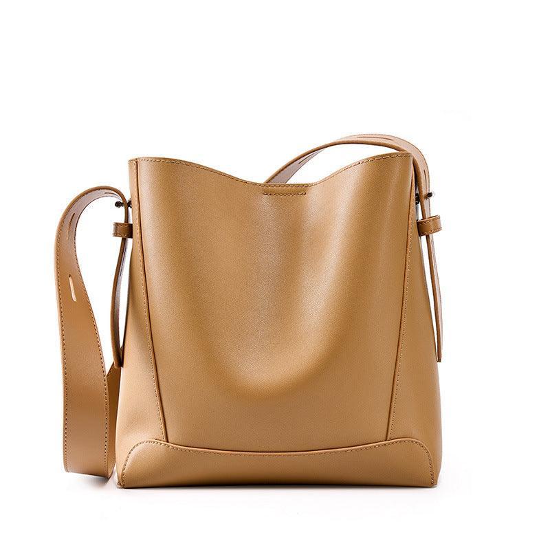 Marlow Genuine Leather Bucket Bag