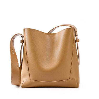 Marlow Genuine Leather Bucket Bag