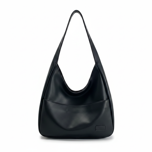 Black Hobo Bag Product Shot